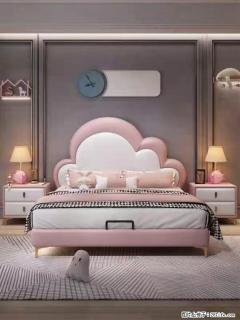 佛山大厂货，高质量仿真皮，实木床边，高密度海绵，带实木床板，全新包装，特价处理 - 商丘28生活网 sq.28life.com